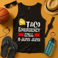 Taco Emergency Call 9 Juan Juan Funny Cinco De Mayo Tank Top