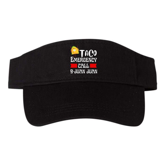 Taco Emergency Call 9 Juan Juan Funny Cinco De Mayo Visor
