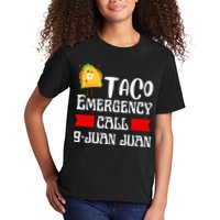 Taco Emergency Call 9 Juan Juan Funny Cinco De Mayo Kids T-Shirt