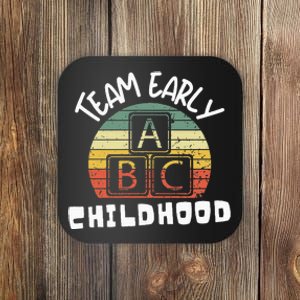 Team Early Childhood Preschool Teacher Coaster