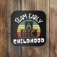 Team Early Childhood Preschool Teacher Coaster