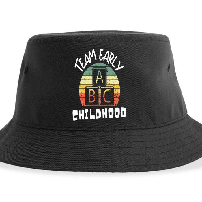 Team Early Childhood Preschool Teacher Sustainable Bucket Hat