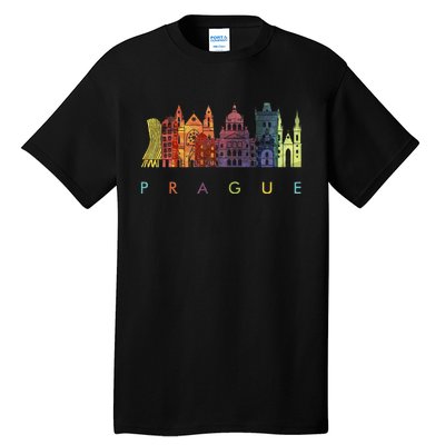 Travel Europe Czech Republic Prague Family Vacation Souvenir Tall T-Shirt