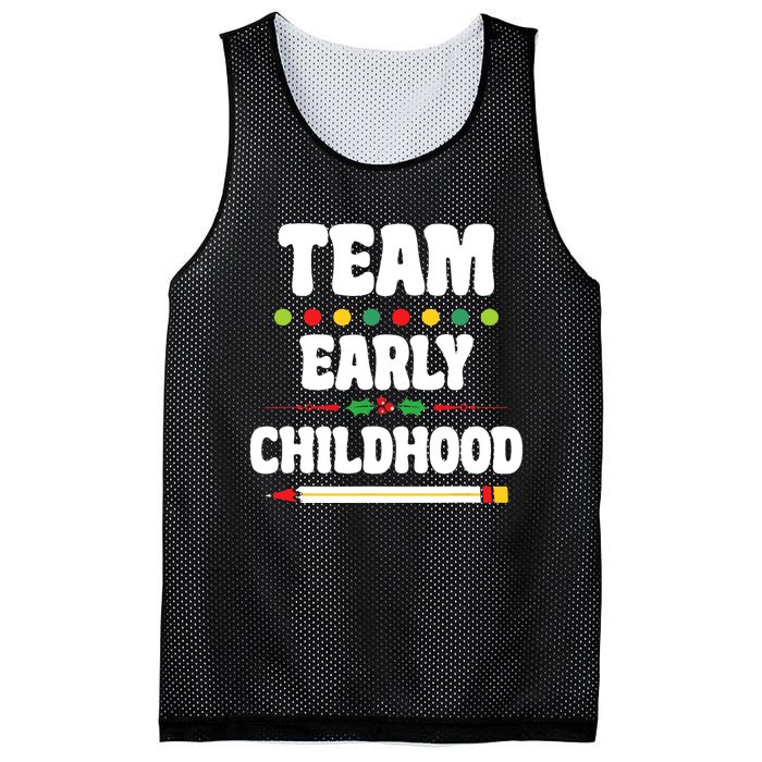 Team Early Childhood Education ECE Kindergarten Preschool Mesh Reversible Basketball Jersey Tank