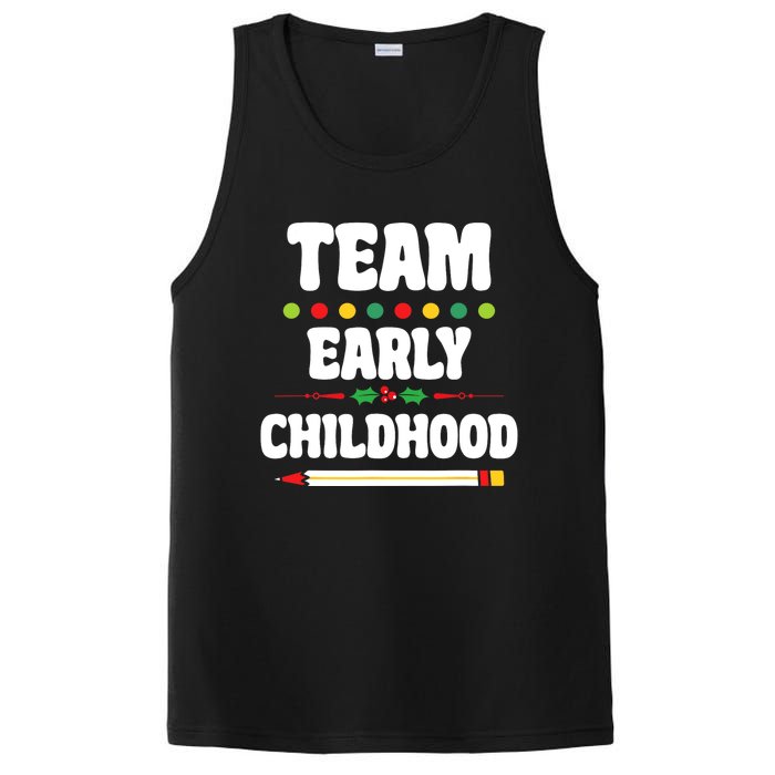 Team Early Childhood Education ECE Kindergarten Preschool PosiCharge Competitor Tank