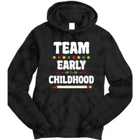 Team Early Childhood Education ECE Kindergarten Preschool Tie Dye Hoodie