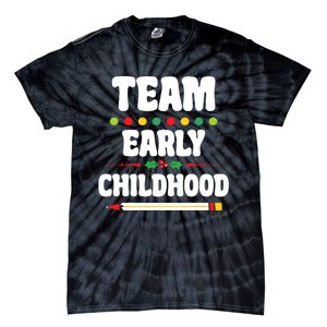 Team Early Childhood Education ECE Kindergarten Preschool Tie-Dye T-Shirt