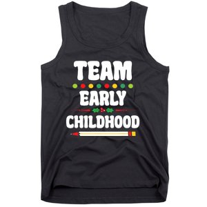 Team Early Childhood Education ECE Kindergarten Preschool Tank Top