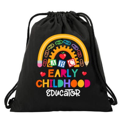 Teacher Early Childhood Educator Preschool Head Start Crew Drawstring Bag