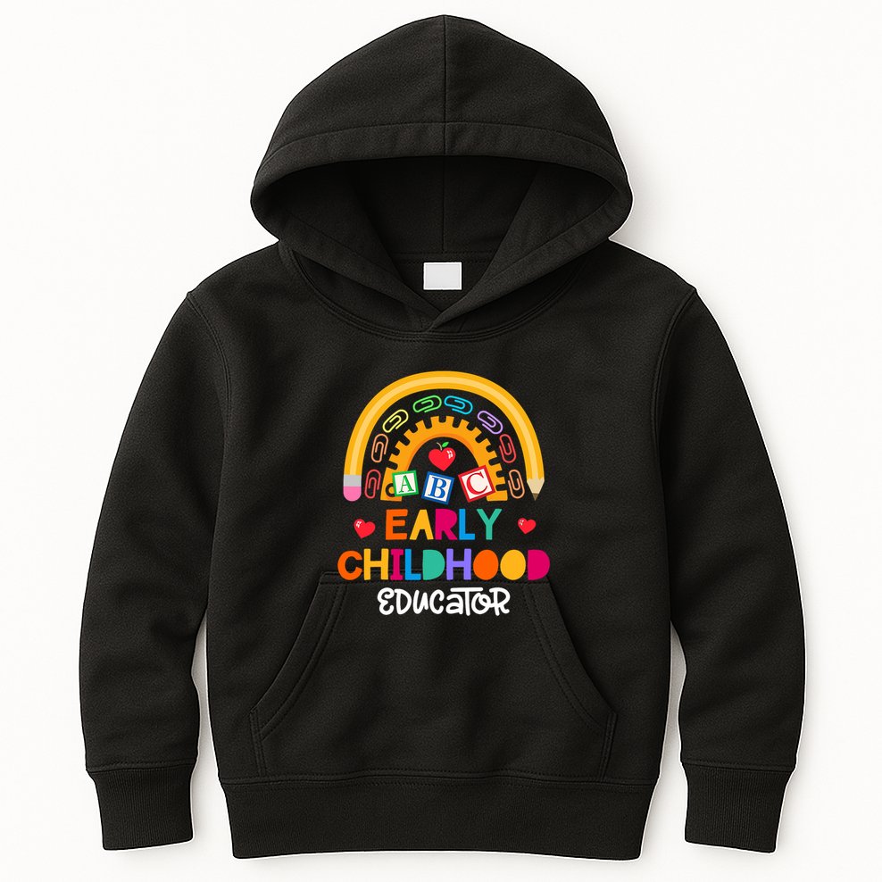 Teacher Early Childhood Educator Preschool Head Start Crew Kids Hoodie