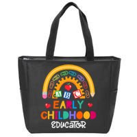 Teacher Early Childhood Educator Preschool Head Start Crew Zip Tote Bag