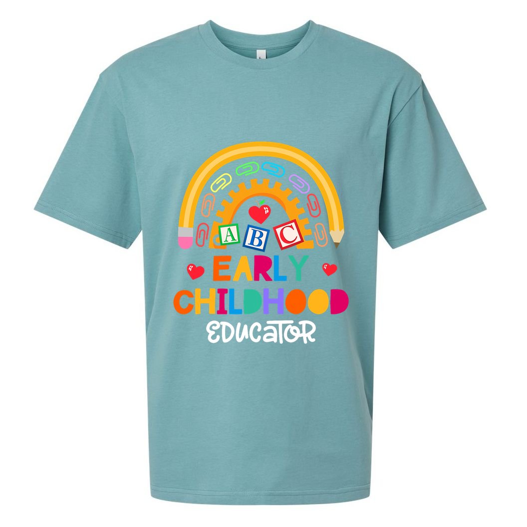 Teacher Early Childhood Educator Preschool Head Start Crew Sueded Cloud Jersey T-Shirt