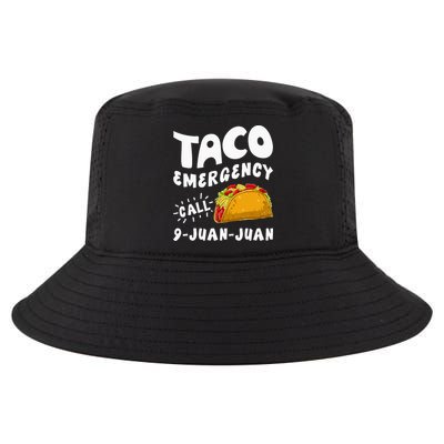 Taco Emergency Call 9 Juan Juan Funny Cinco De Mayo Men Cool Comfort Performance Bucket Hat