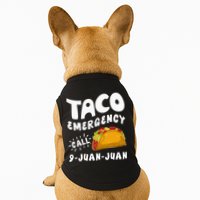Taco Emergency Call 9 Juan Juan Funny Cinco De Mayo Men Doggie Tank