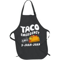 Taco Emergency Call 9 Juan Juan Funny Cinco De Mayo Men Apron