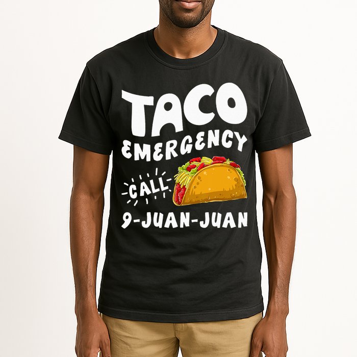 Taco Emergency Call 9 Juan Juan Funny Cinco De Mayo Men Tall T-Shirt