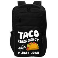 Taco Emergency Call 9 Juan Juan Funny Cinco De Mayo Men Impact Tech Backpack