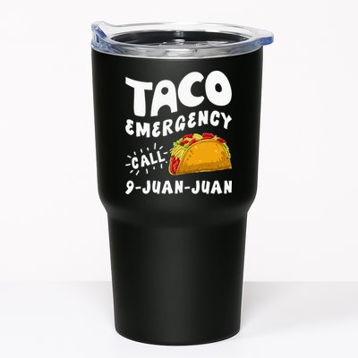 Taco Emergency Call 9 Juan Juan Funny Cinco De Mayo Men Tumbler