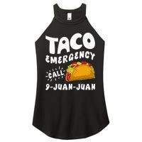 Taco Emergency Call 9 Juan Juan Funny Cinco De Mayo Men Women's Perfect Tri Rocker Tank