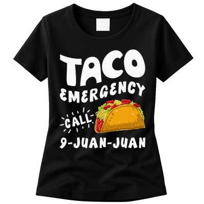 Taco Emergency Call 9 Juan Juan Funny Cinco De Mayo Men Womens T-Shirt