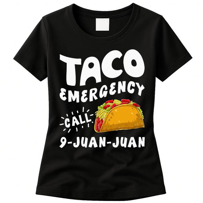 Taco Emergency Call 9 Juan Juan Funny Cinco De Mayo Men Womens T-Shirt