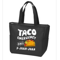 Taco Emergency Call 9 Juan Juan Funny Cinco De Mayo Men Zip Tote Bag