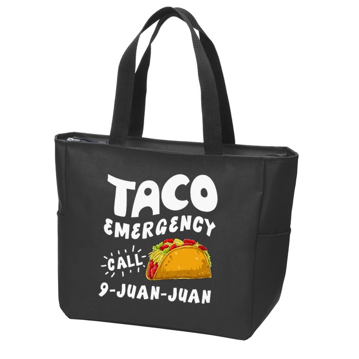 Taco Emergency Call 9 Juan Juan Funny Cinco De Mayo Men Zip Tote Bag