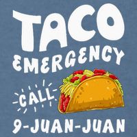 Taco Emergency Call 9 Juan Juan Funny Cinco De Mayo Men Garment-Dyed Sweatshirt
