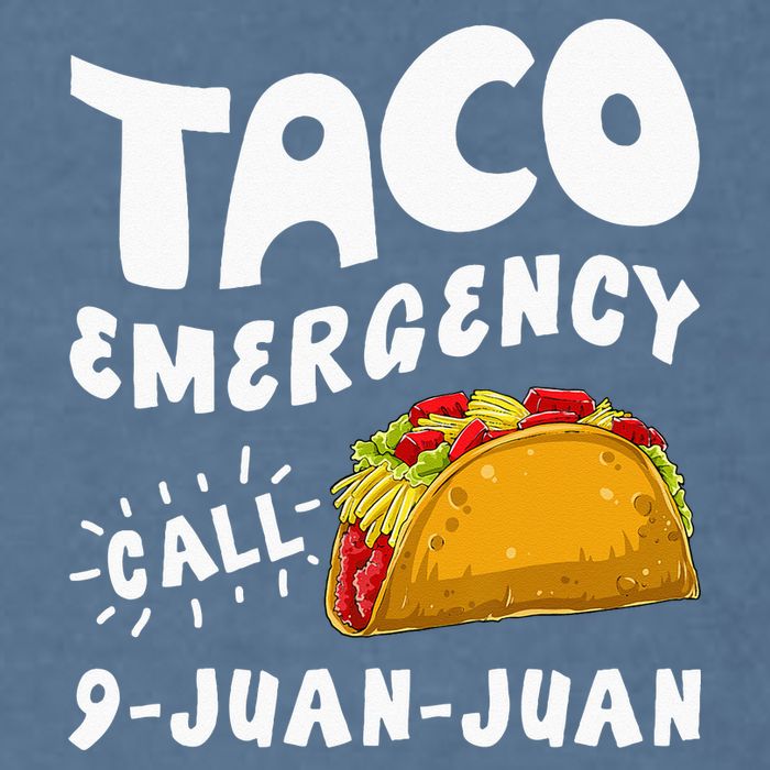 Taco Emergency Call 9 Juan Juan Funny Cinco De Mayo Men Garment-Dyed Sweatshirt