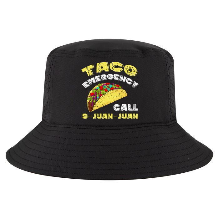 Taco Emergency Call 9 Juan Juan Cinco De Mayo Funny Cool Comfort Performance Bucket Hat