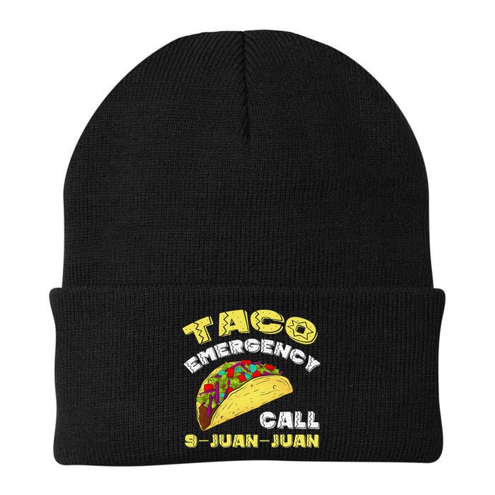 Taco Emergency Call 9 Juan Juan Cinco De Mayo Funny Beanie
