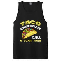 Taco Emergency Call 9 Juan Juan Cinco De Mayo Funny PosiCharge Competitor Tank