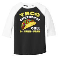 Taco Emergency Call 9 Juan Juan Cinco De Mayo Funny Toddler Fine Jersey T-Shirt