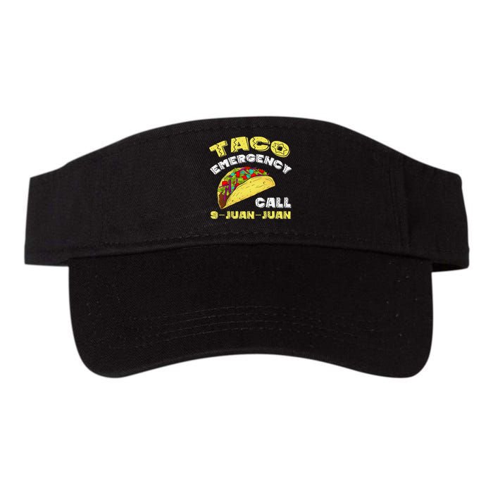 Taco Emergency Call 9 Juan Juan Cinco De Mayo Funny Visor