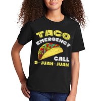 Taco Emergency Call 9 Juan Juan Cinco De Mayo Funny Kids T-Shirt