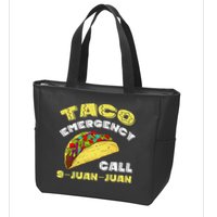 Taco Emergency Call 9 Juan Juan Cinco De Mayo Funny Zip Tote Bag