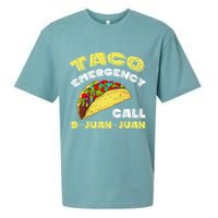 Taco Emergency Call 9 Juan Juan Cinco De Mayo Funny Sueded Cloud Jersey T-Shirt