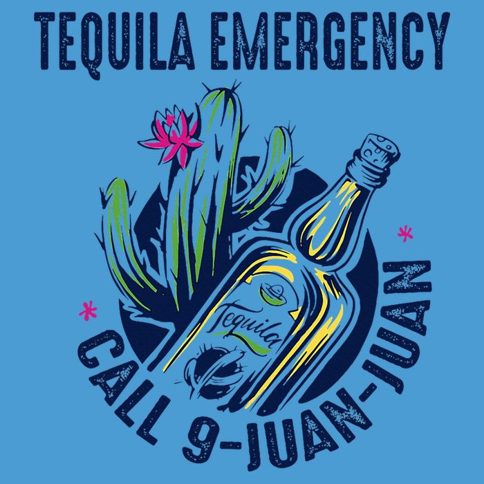 Tequila Emergency Call 9 Juan Juan Tie Dye Hoodie