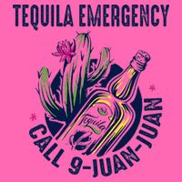 Tequila Emergency Call 9 Juan Juan Stripe Pom Pom Beanie