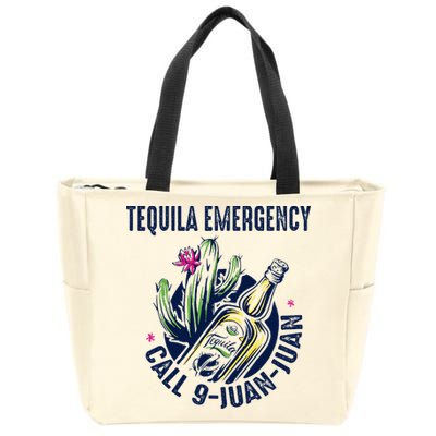 Tequila Emergency Call 9 Juan Juan Zip Tote Bag