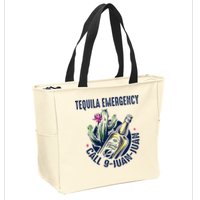 Tequila Emergency Call 9 Juan Juan Zip Tote Bag