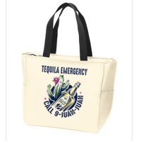 Tequila Emergency Call 9 Juan Juan Zip Tote Bag
