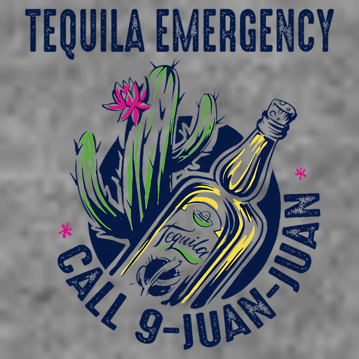 Tequila Emergency Call 9 Juan Juan 7-Panel Snapback Hat