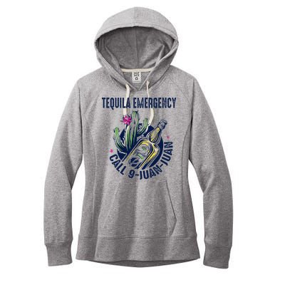 Tequila Emergency Call 9 Juan Juan Women's Fleece Hoodie