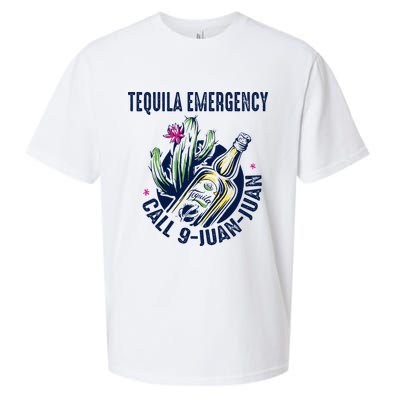 Tequila Emergency Call 9 Juan Juan Sueded Cloud Jersey T-Shirt