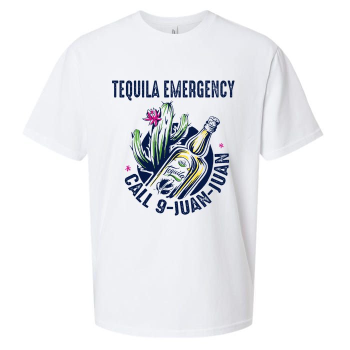 Tequila Emergency Call 9 Juan Juan Sueded Cloud Jersey T-Shirt