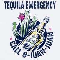 Tequila Emergency Call 9 Juan Juan Sueded Cloud Jersey T-Shirt