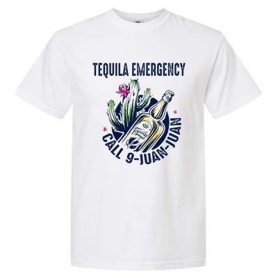 Tequila Emergency Call 9 Juan Juan Garment-Dyed Heavyweight T-Shirt