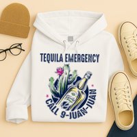 Tequila Emergency Call 9 Juan Juan Hoodie