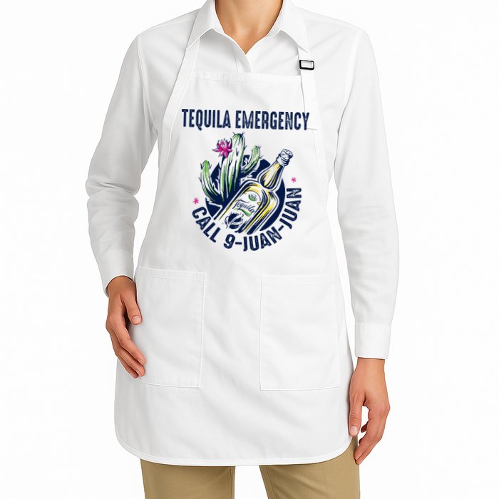 Tequila Emergency Call 9 Juan Juan Apron